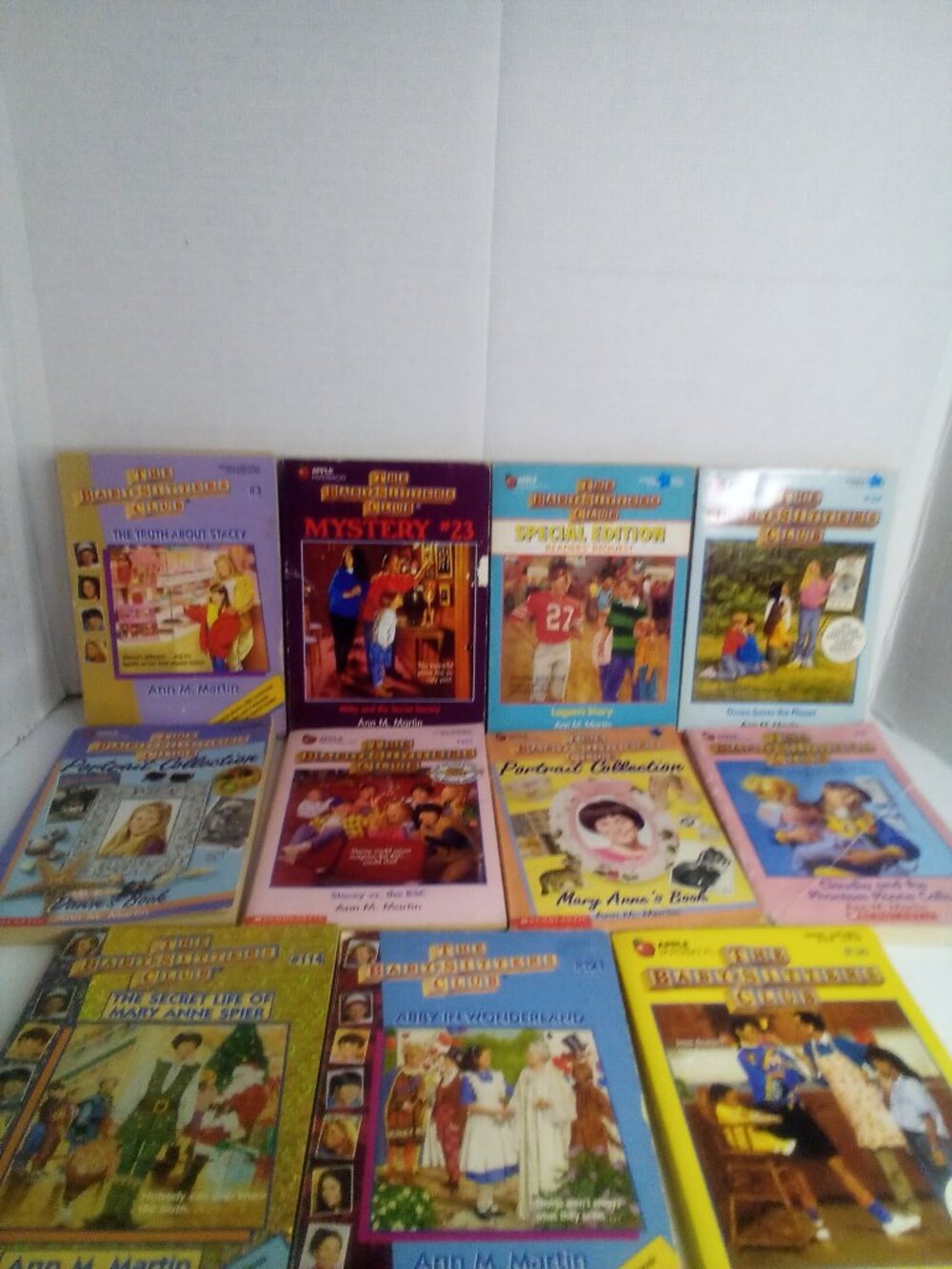 The Babysitters Club Paperback Book Lot of 11 Ann M Martin
